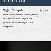 Menu  at South Kitchen + Spirits in Ponte Vedra