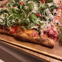 It’s a thick crust pizza  at Walk In The Park in Gothenburg