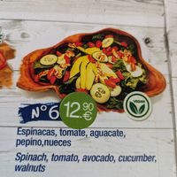 Vegan salad #Veganuary at SUKA Fruit & Salad in Tenerife