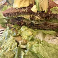 Inside view of the sammich - mad good!   at SUKA Fruit & Salad in Tenerife