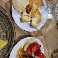 Käsefüllung und Fischsauce at Alliotiko - ΑΛΛΙΩΤΙΚΟ in Crete