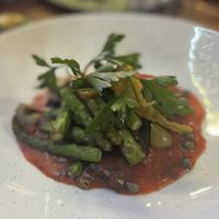 Esperragos o berenjenas a la Veracruzana #Veganuary at Azul Historico in Mexico City