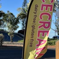 not only dairy free but vegan!  at Yeppoon Gelato and Ice Cream in Yeppoon