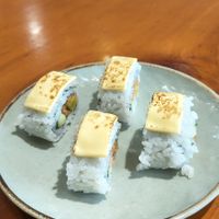 Cheese sushi at PMV Cafe - 静思蔬食 in Johor Bahru