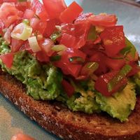 Avocado Toast at Blue Zone Espresso in Zandvoort