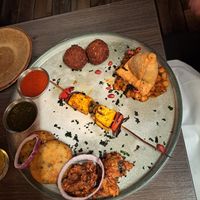 Vegan sharing platter at Ashoka - Ashton Lane in Glasgow