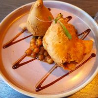 Vegan Samosa at Ashoka - Ashton Lane in Glasgow