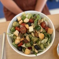 Panzanella salad 14€  at Bloomy Rive Gauche in Toulouse