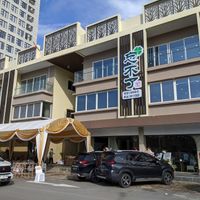 The front of the restaurant at Wang Bu Liao Vegetarian 忘不了 in Batam