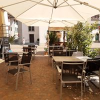 Outdoor seating at Miski Takiy Peru in Frauenfeld