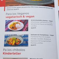 2 vegan dishes in the menu at Miski Takiy Peru in Frauenfeld