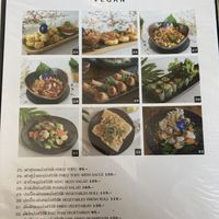 Menu  at Praneat  in Chonburi