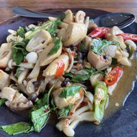 Mushroom basil  at Praneat  in Chonburi