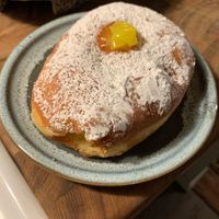 Hanukkah donut yum   at Just Fine Donuts in Alexandria