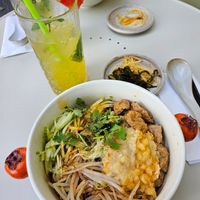 cold noodles with extra goodies on top at Chi Xiao Mian in Prague