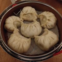 Veggie pockets at Chi Xiao Mian in Prague