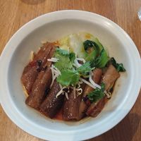 Yuxiang eggplant mian at Chi Xiao Mian in Prague