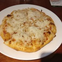 Vegan 4 cheese pizza at Vegan Taipei in Taipei