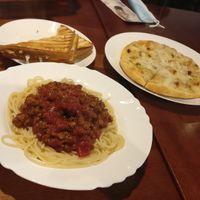 Vegan panini, Bolognese pasta and pizza at Vegan Taipei in Taipei