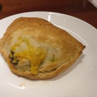 Calzone (folded pizza) at Vegan Taipei in Taipei