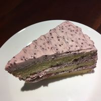Raspberry cake at Vegan Taipei in Taipei