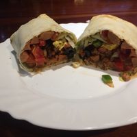 Hotdog burrito  at Vegan Taipei in Taipei