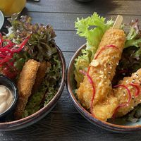 Vorspeisen - Vergane Chicken Wings und Tfu Sticks   at To1980 Vegan - Pempelfort in Dusseldorf