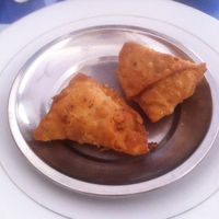 Vegetable samosa (10,000 kip) at Nisha Restaurant in Luang Prabang