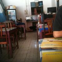 inside the restaurant at Nisha Restaurant in Luang Prabang