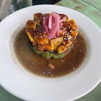 Tartar vegano  at Las Hijas de la Tostada in Cancun