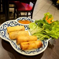 Vegan nems. at Muang Thai in Colmar