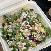 Spiced pear & feta salad (V)  at Zetina's in Halifax