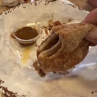 Peach cobbler beignets   at The Mustard Seed in Cerritos