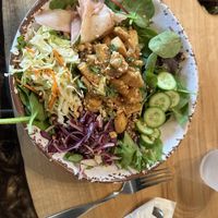 Satay bowl  at The Mustard Seed in Cerritos