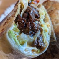 Inside the Cheesesteak Wrap at The Mustard Seed in Cerritos