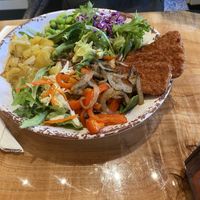 Everything was delish! The staff is great! The drinks are great! The owner is friendly and personable! #Veganuary #Veganuary at The Mustard Seed in Cerritos