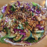 Peanut Satay veg bowl at The Mustard Seed in Cerritos