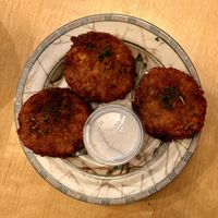 Cajun crabcakes  at The Mustard Seed in Cerritos