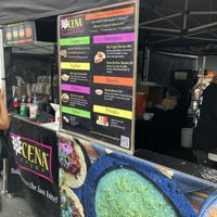 Stand  at Cena Vegan - Smorgasburg in Los Angeles