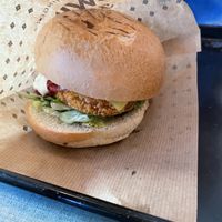 Chiken burguer  at Swing Kitchen - Invalidenstraße  in Vienna