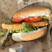 Chicken burger  at Swing Kitchen - Invalidenstraße  in Vienna