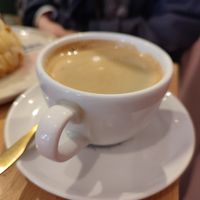 Cappuccino at Bun Bakery in Krakow