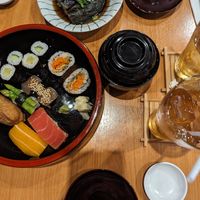sushi platter at Veg Japan ベジジャパン in Bangkok