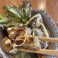 mushrooms /chicken too chewy   at Veg Japan ベジジャパン in Bangkok