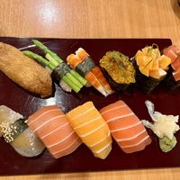  assorted nigiri Sushi platter   at Veg Japan ベジジャパン in Bangkok