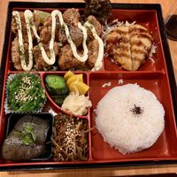 yamabushi Kara-agé bento box  at Veg Japan ベジジャパン in Bangkok