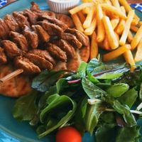 Souvlaki. Verry good. Just wanted something to dip the bread in. at Tásos in Zakynthos