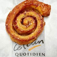 Cinnamon swirl  at Le Pain Quotidien in Luxembourg City