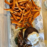 Messy vegan platter  at Elephant Shoe in Valletta