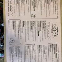 Menu  at Elephant Shoe in Valletta